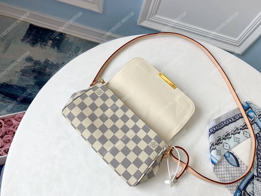LV Favorite PM Damier Azur