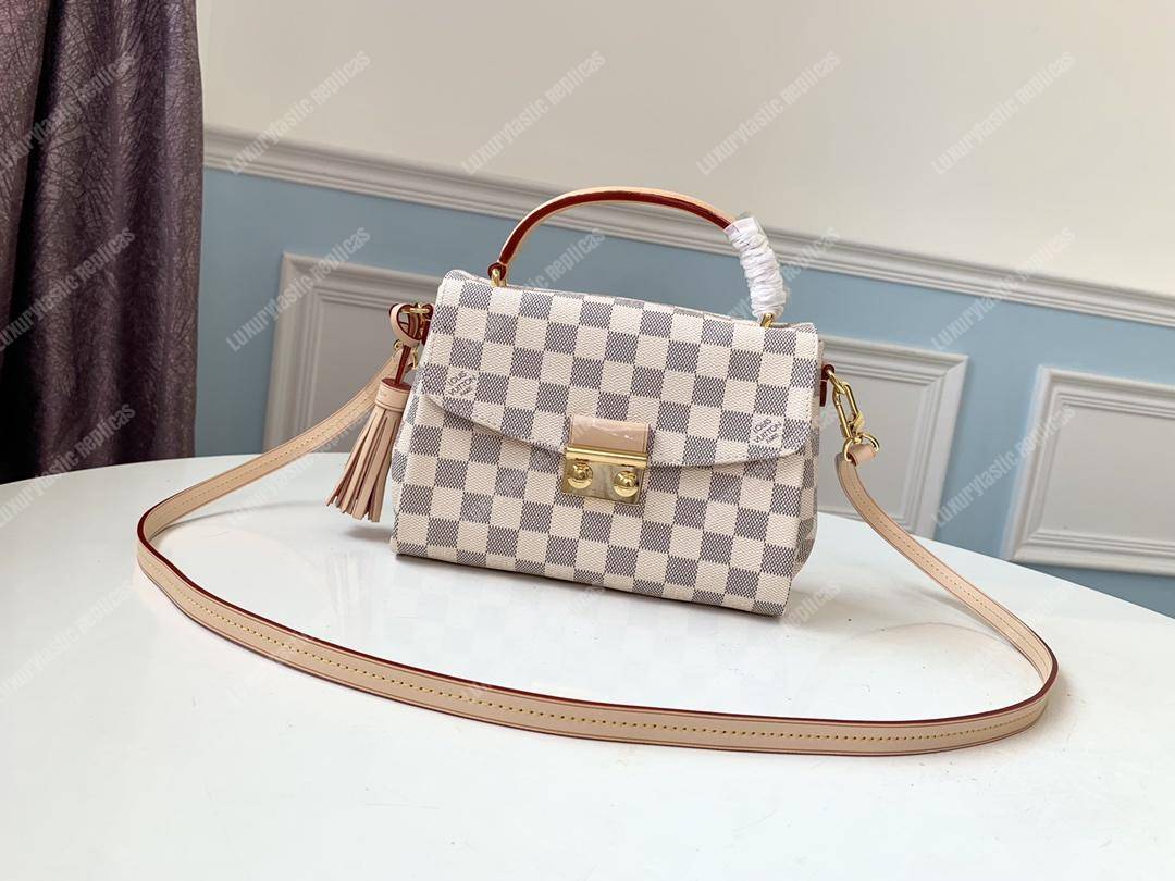 LV Croisette Damier Azur Canvas