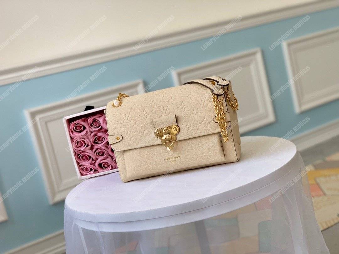 LV Vavin PM Monogram Empreinte Creme