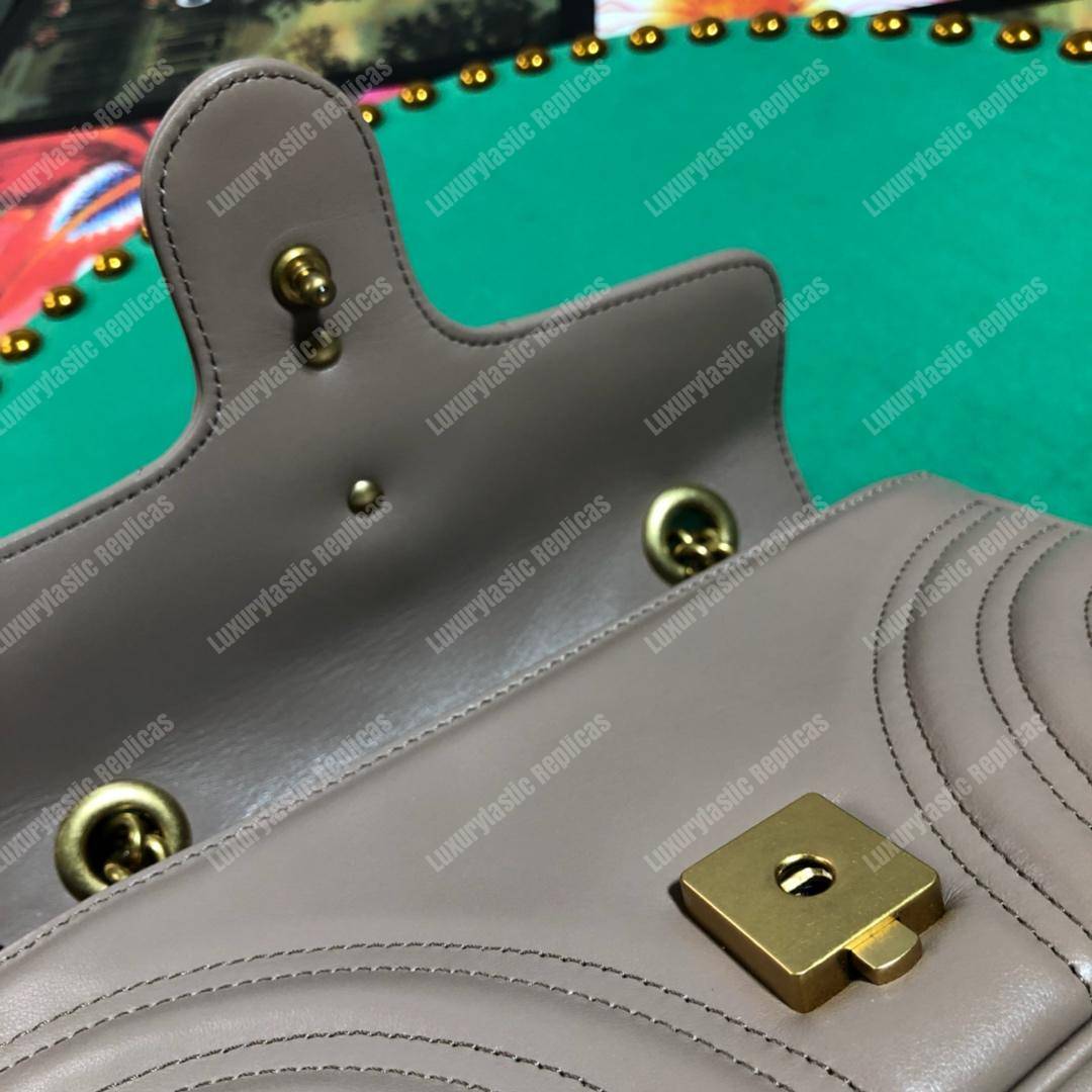 G*u*i gg marmont matelassé mini bag dusty pink