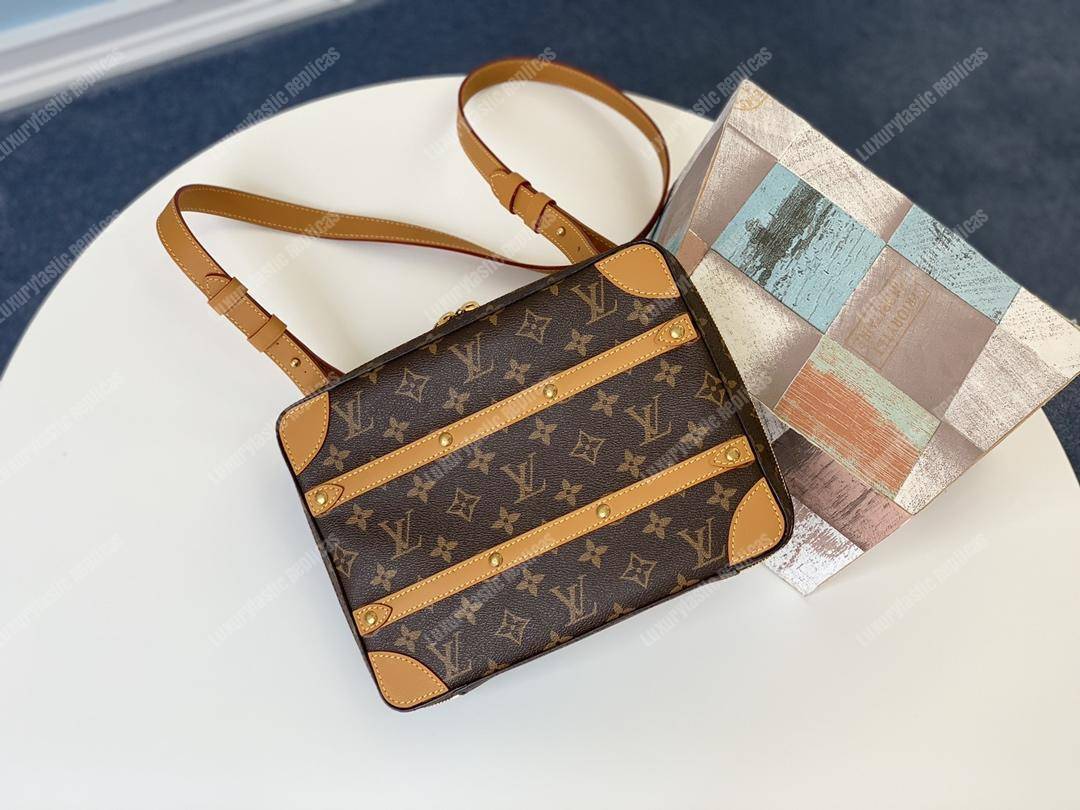 LV Soft Trunk Monogram Canvas Messenger PM