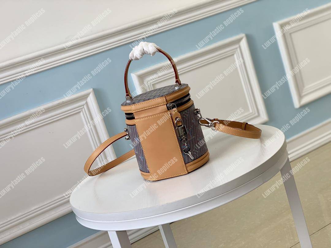 LV Cannes Monogram Pop Print Blue