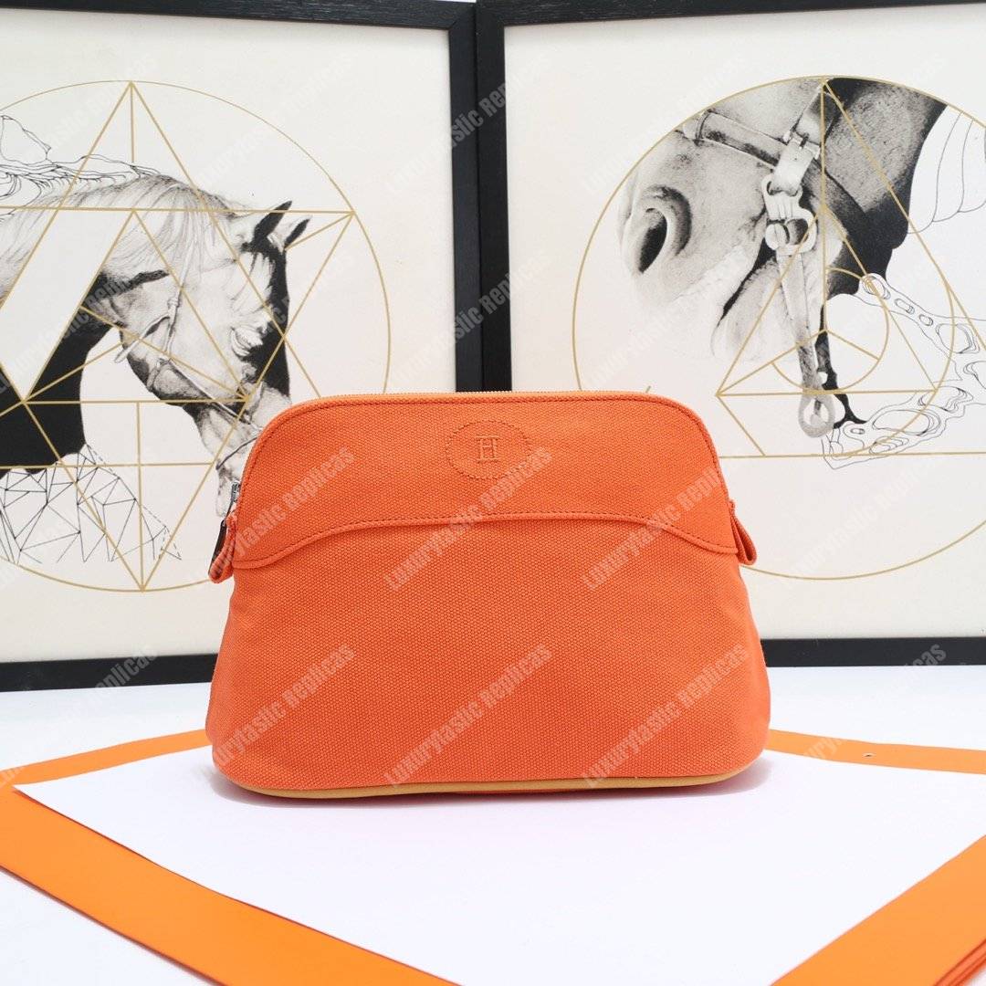 H**mes bolide travel case medium model orange