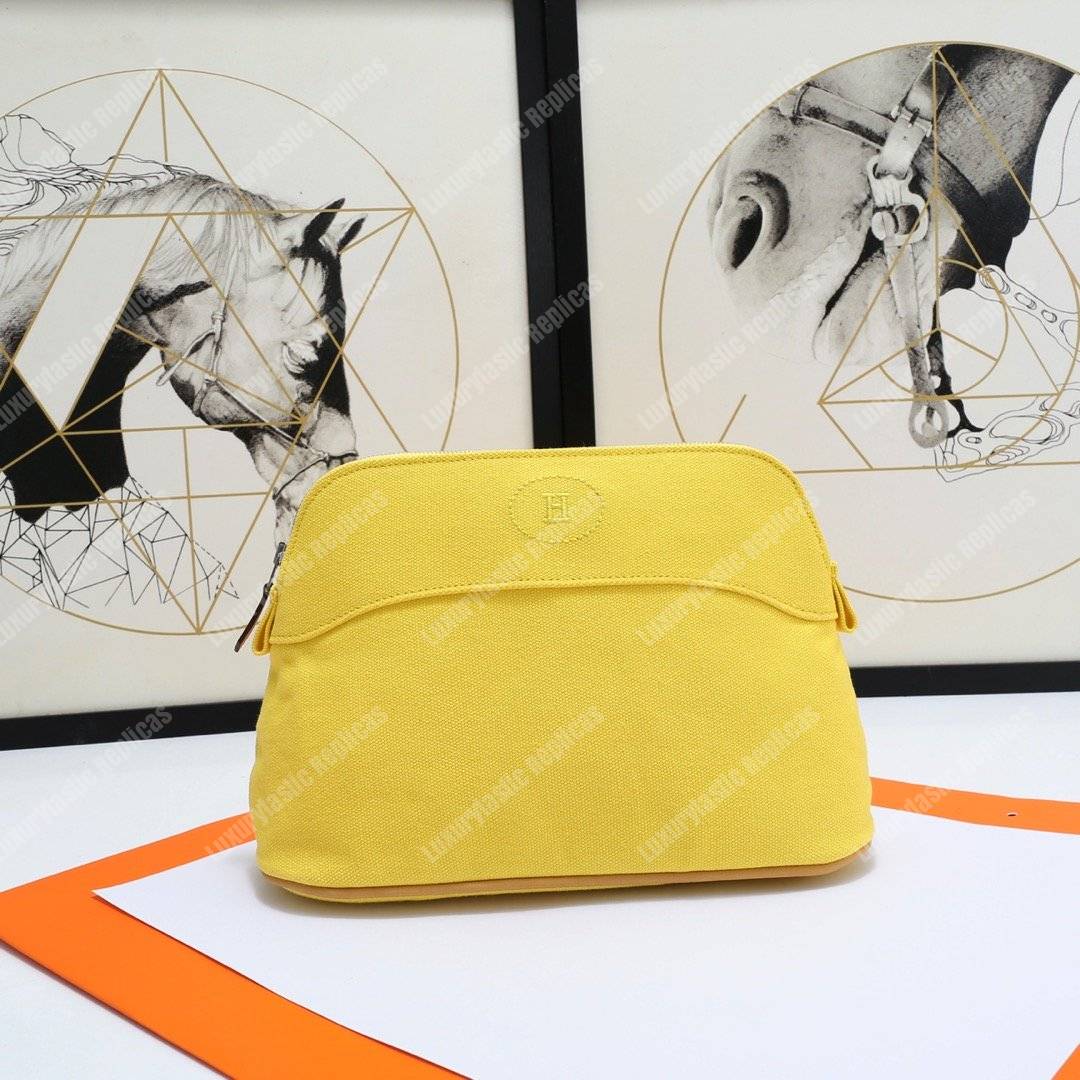 H**mes bolide travel case medium model yellow