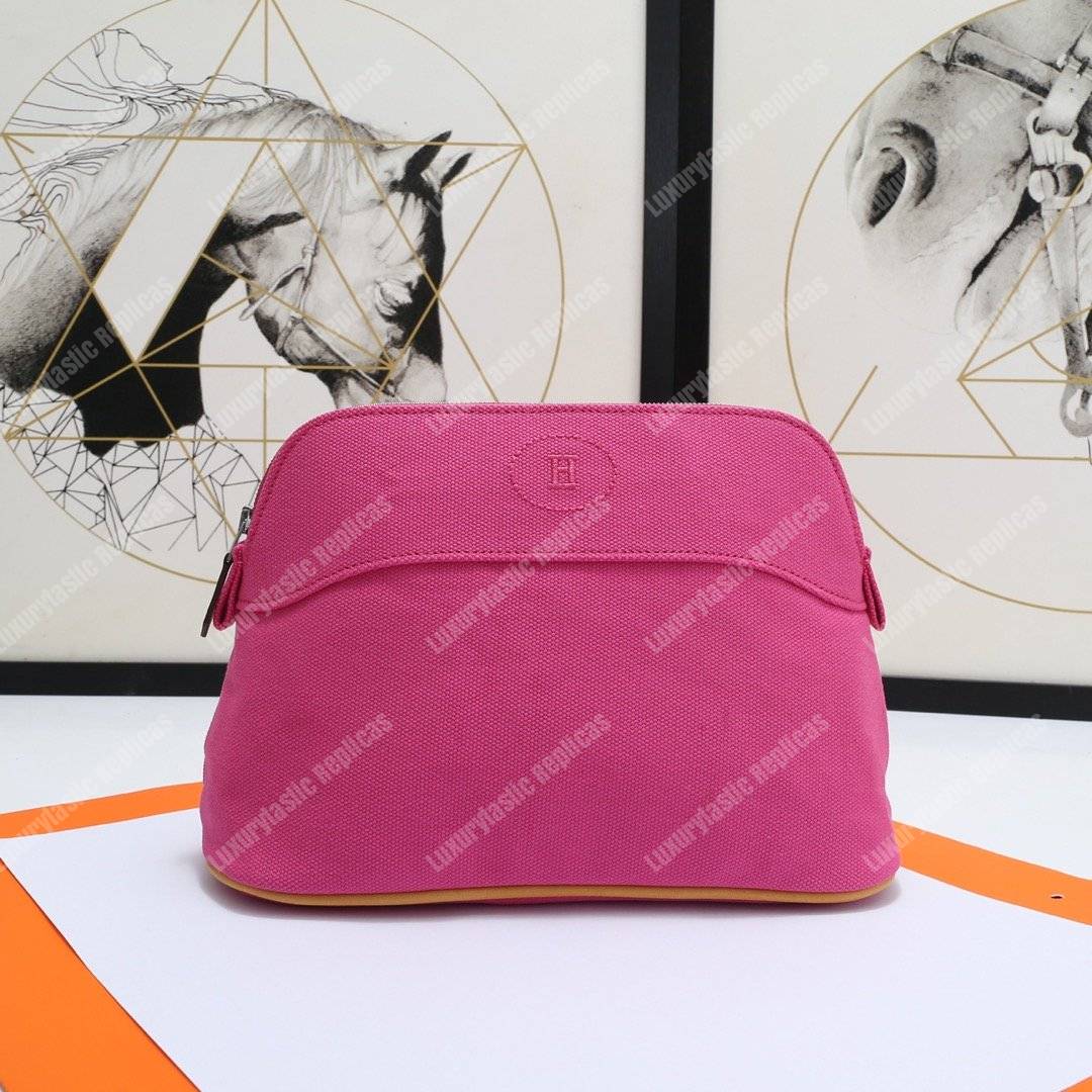 H**mes bolide travel case medium model magnolia