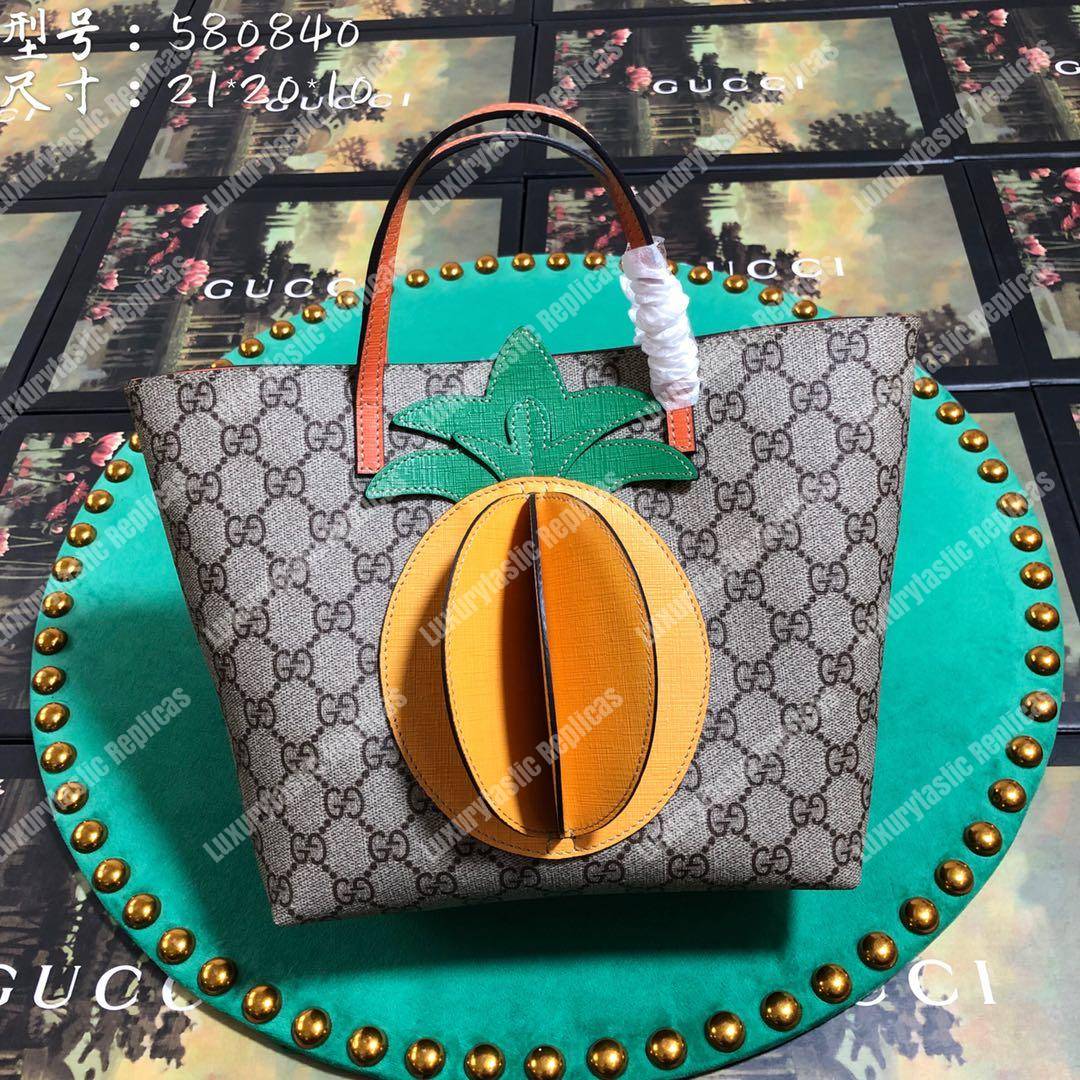 G*u*i children’s gg tote with pineapple