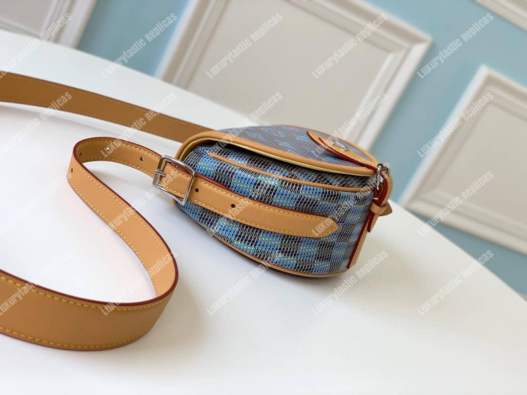 LV Tambourin Monogram LV Pop Print Blue