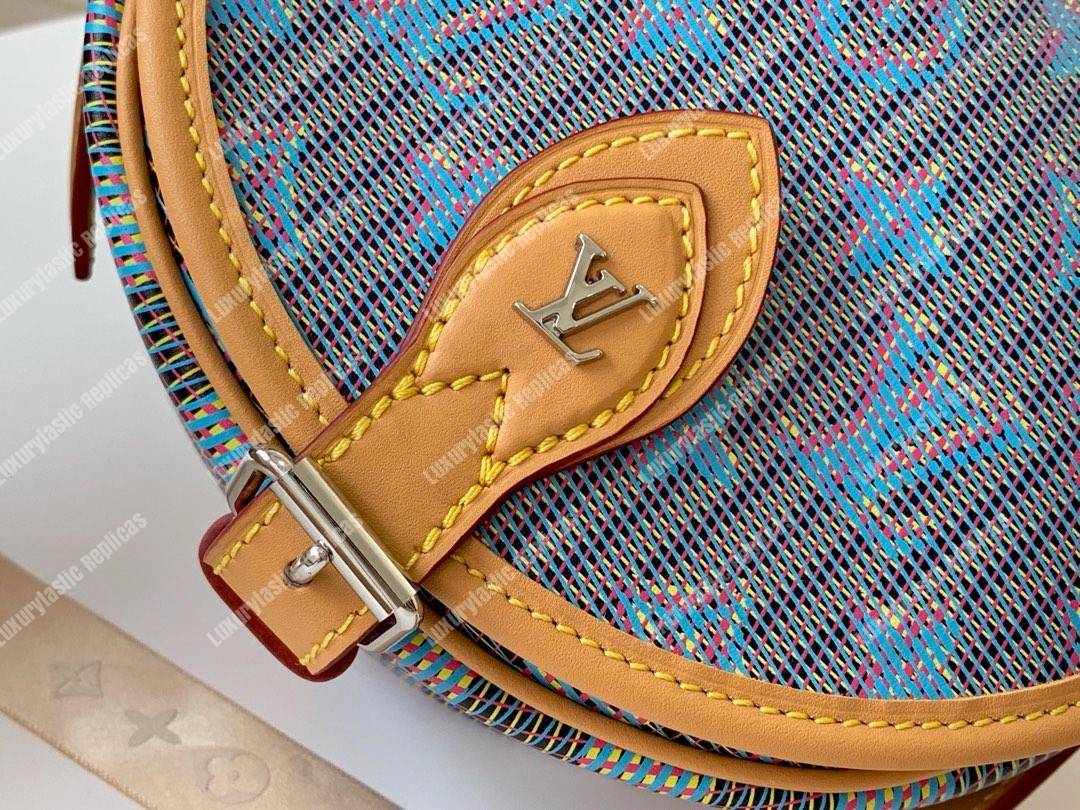 LV Tambourin Monogram LV Pop Print Blue