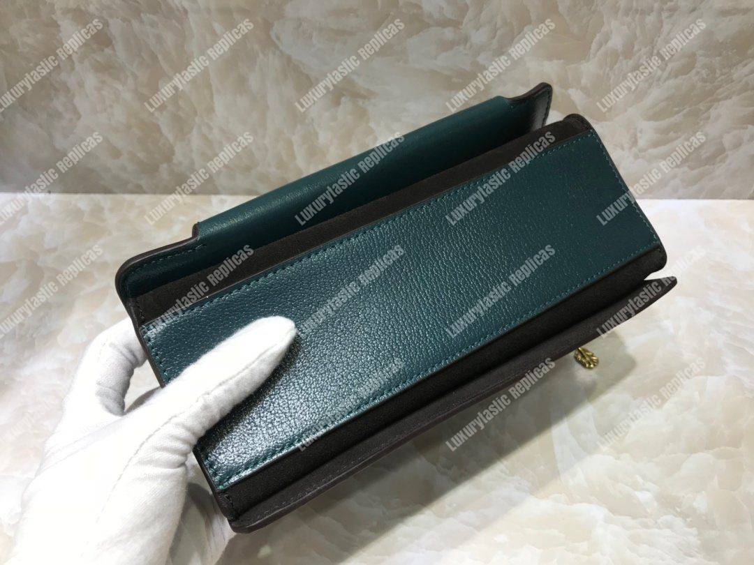 Givenchy Small GV3 Bag In Box Leather Green