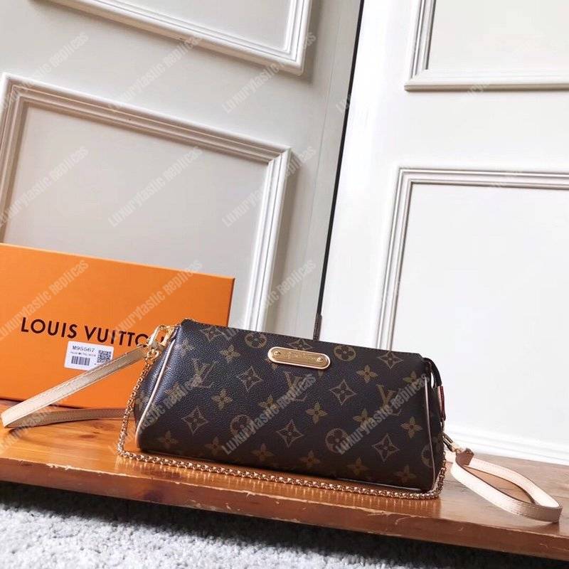 l**is V*t*n monogram canvas eva clutch