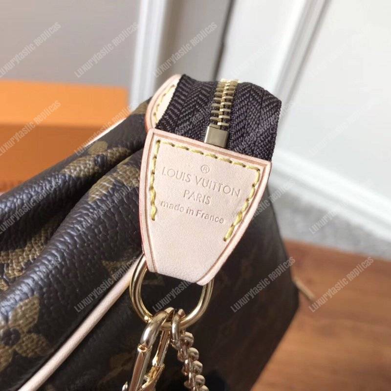 l**is V*t*n monogram canvas eva clutch