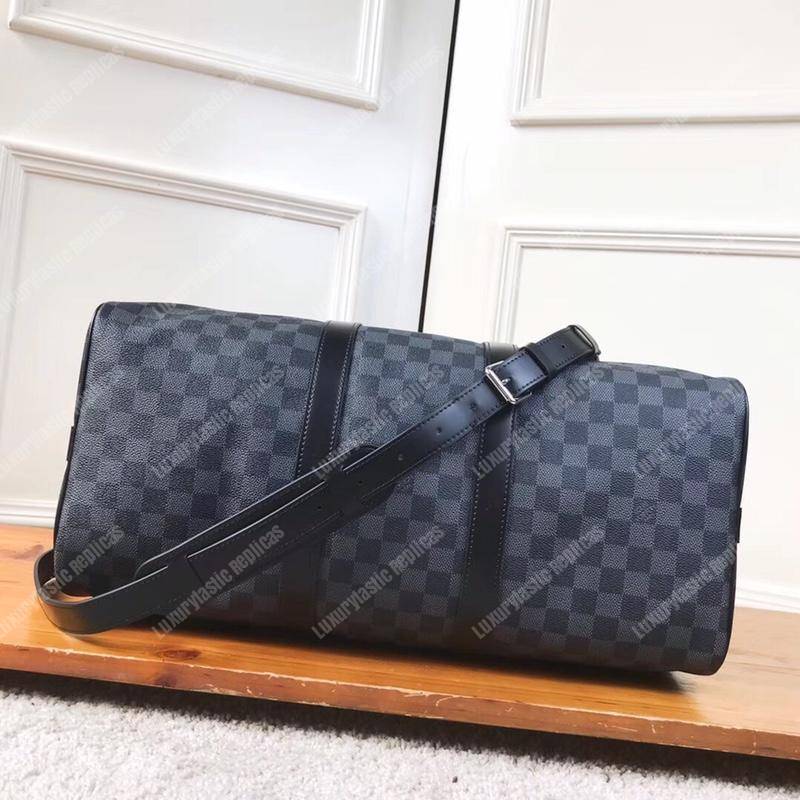 LV Keepall Bandouliere 45 Damier Graphite Canvas