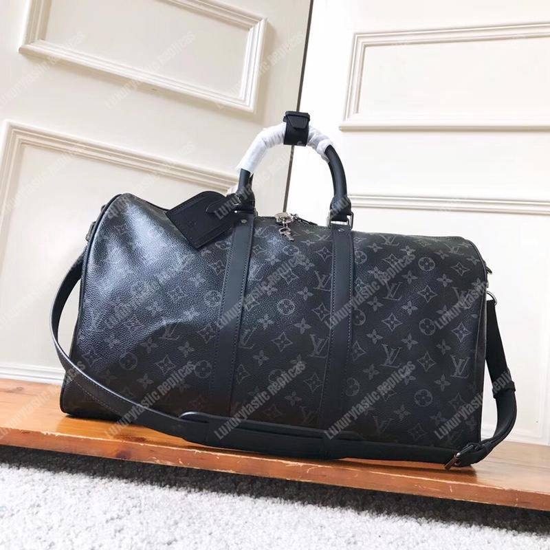 LV Keepall Bandouliere 45 Monogram Eclipse