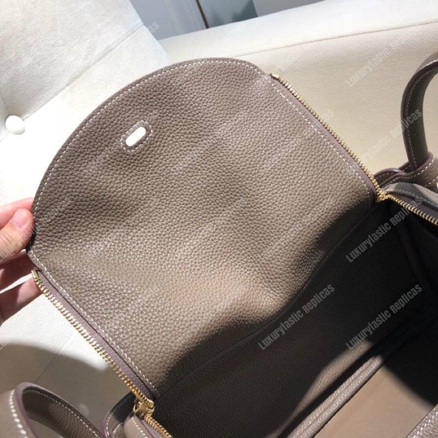 H**mes lindy 26 bag clemence etain