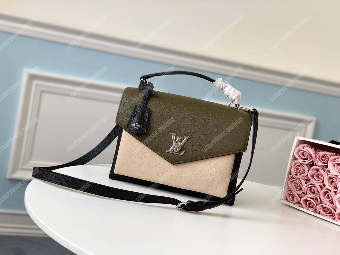 LV MyLockMe Laurier Toffee Latte Black