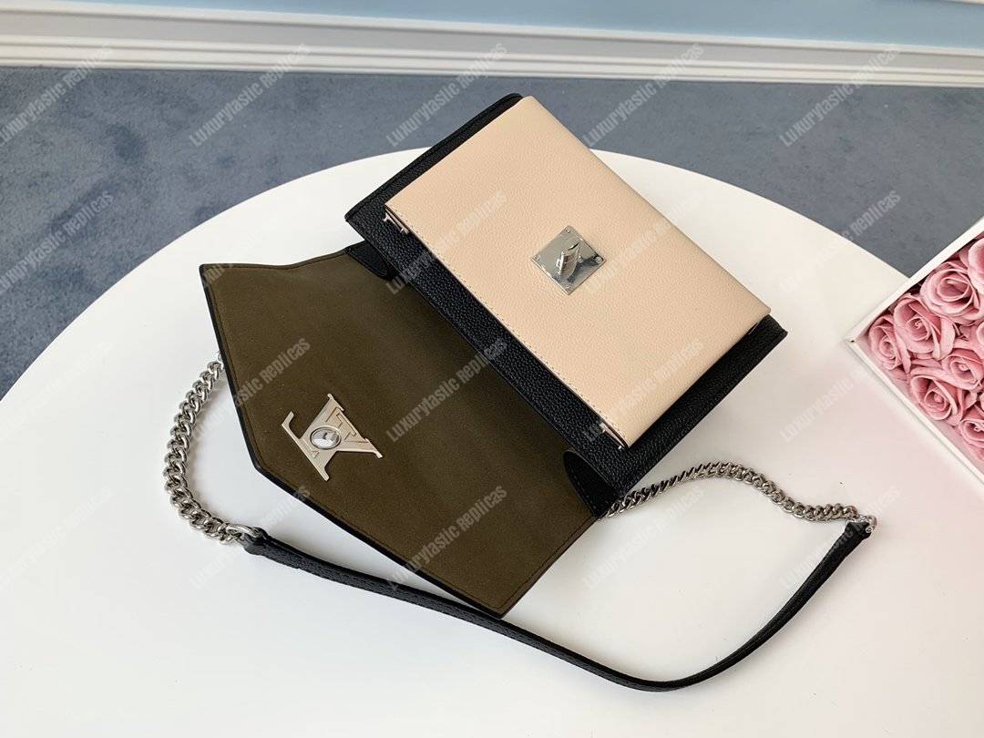 LV MyLockMe BB Laurier Toffee Latte Black