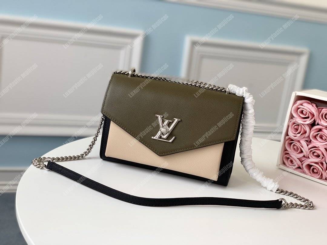LV MyLockMe BB Laurier Toffee Latte Black
