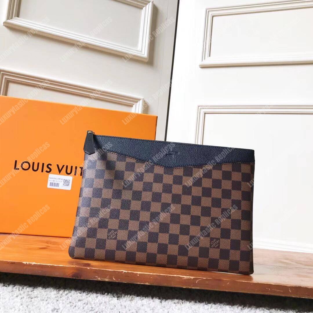 LV Daily Pouch Damier Ebene Noir
