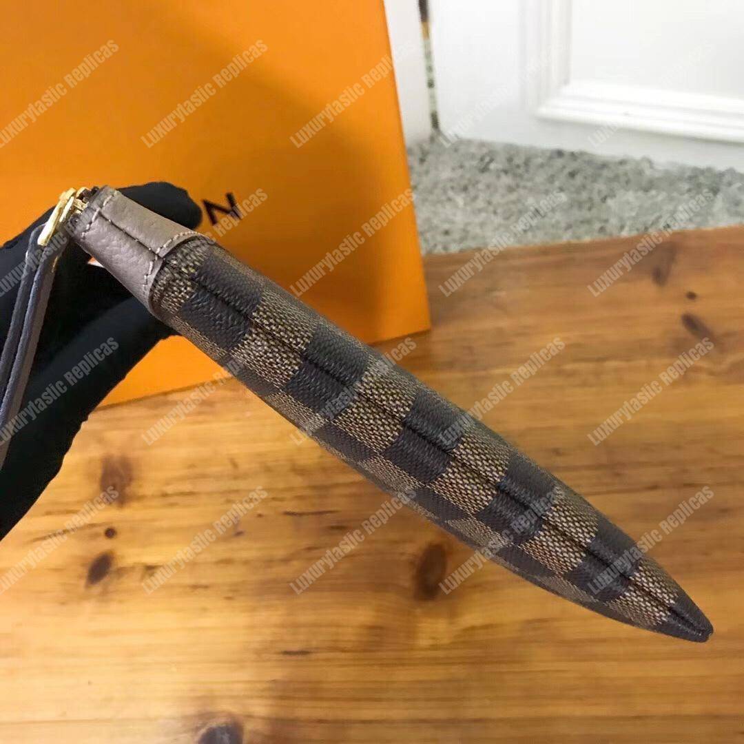 LV Daily Pouch Damier Ebene Khaki