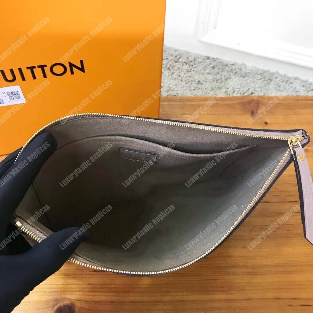 LV Daily Pouch Damier Ebene Khaki