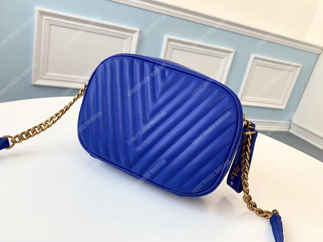 LV New Wave Camera Bag Bleu Neon