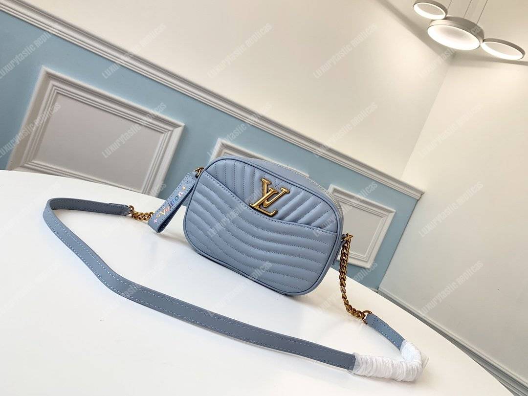 LV New Wave Camera Bag Bleu Porcelaine