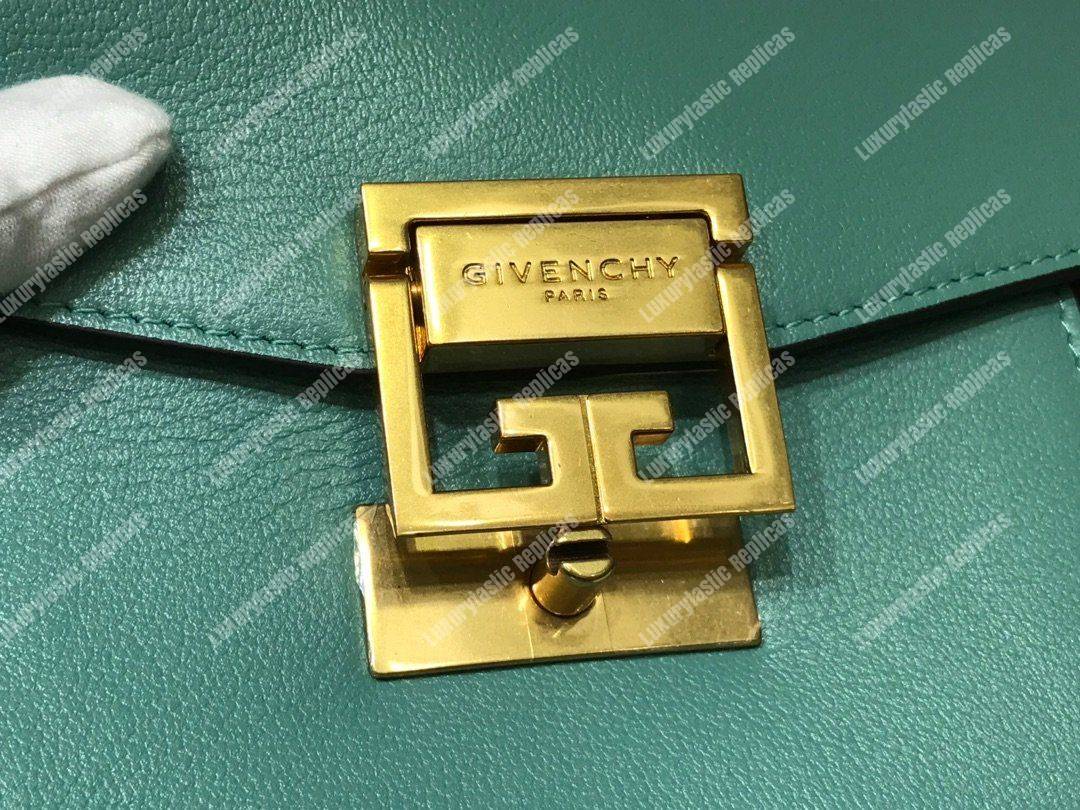 Givenchy Small GV3 Bag In Box Leather Turquoise