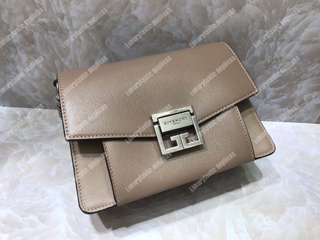 Givenchy Small GV3 Bag In Box Leather Galet