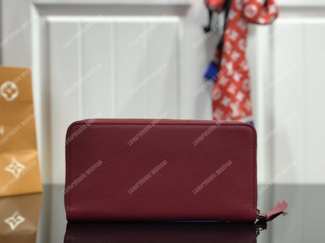 LV Lockme Zippy Wallet Lie de Vin
