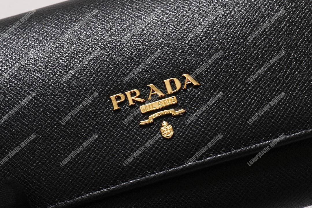Pra*a leather wallet black