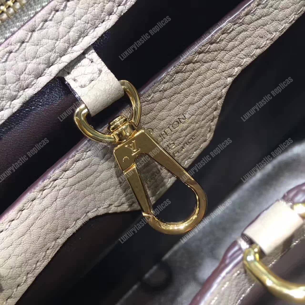 LV Capucines MM Bag Galet