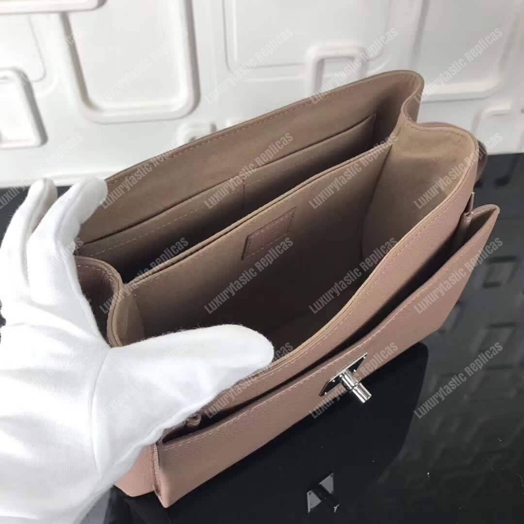 LV MyLockme Handbag Taupe Glace