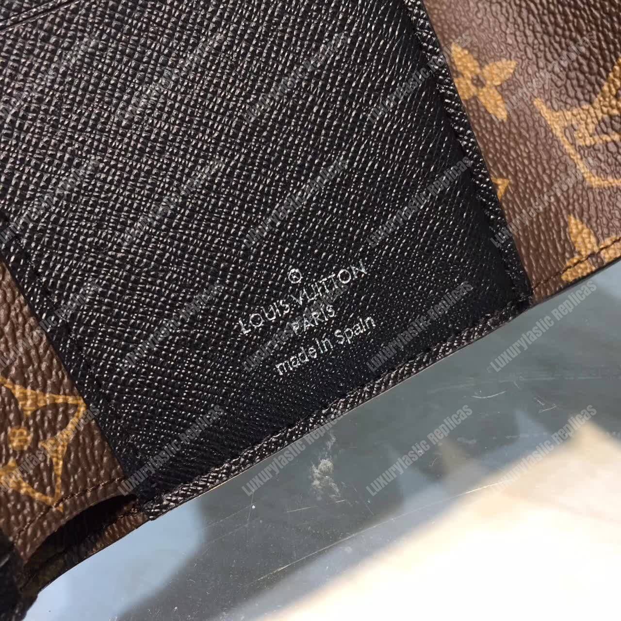 LV Marie Lou Compact Wallet Noir