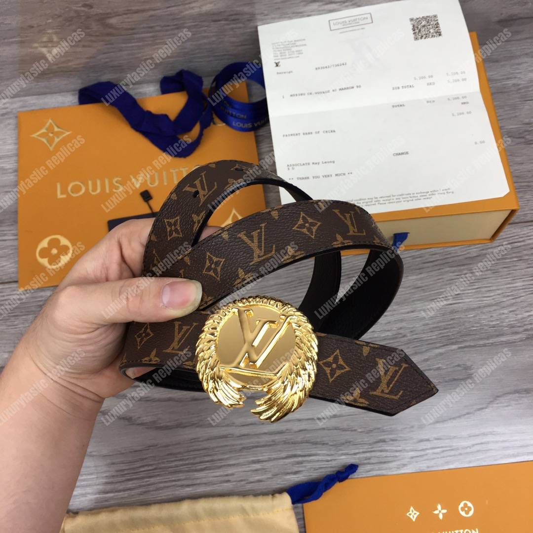 LV Circle 30mm Reversible Monogram Belt