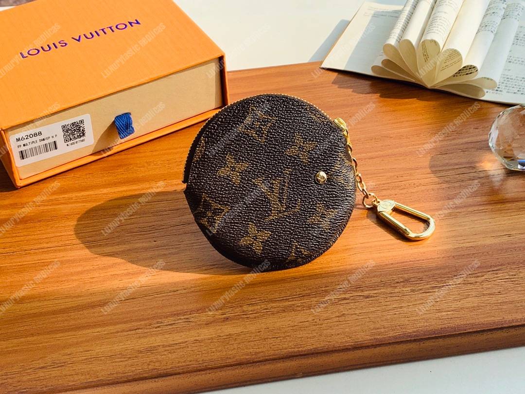 LV Round Coin Purse Monogram Canvas