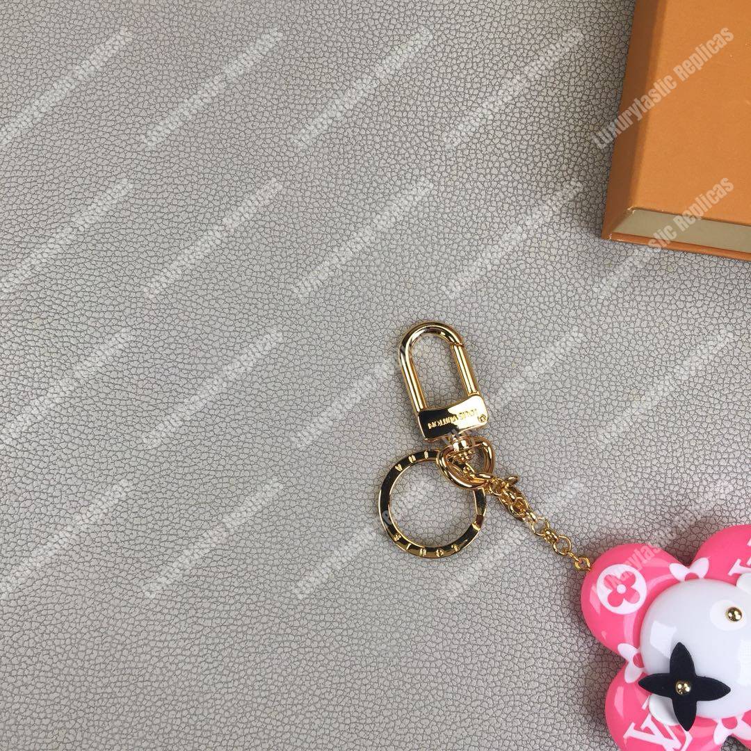 LV Vivienne Monogram Giant Bag Charm and Key Holder Pink