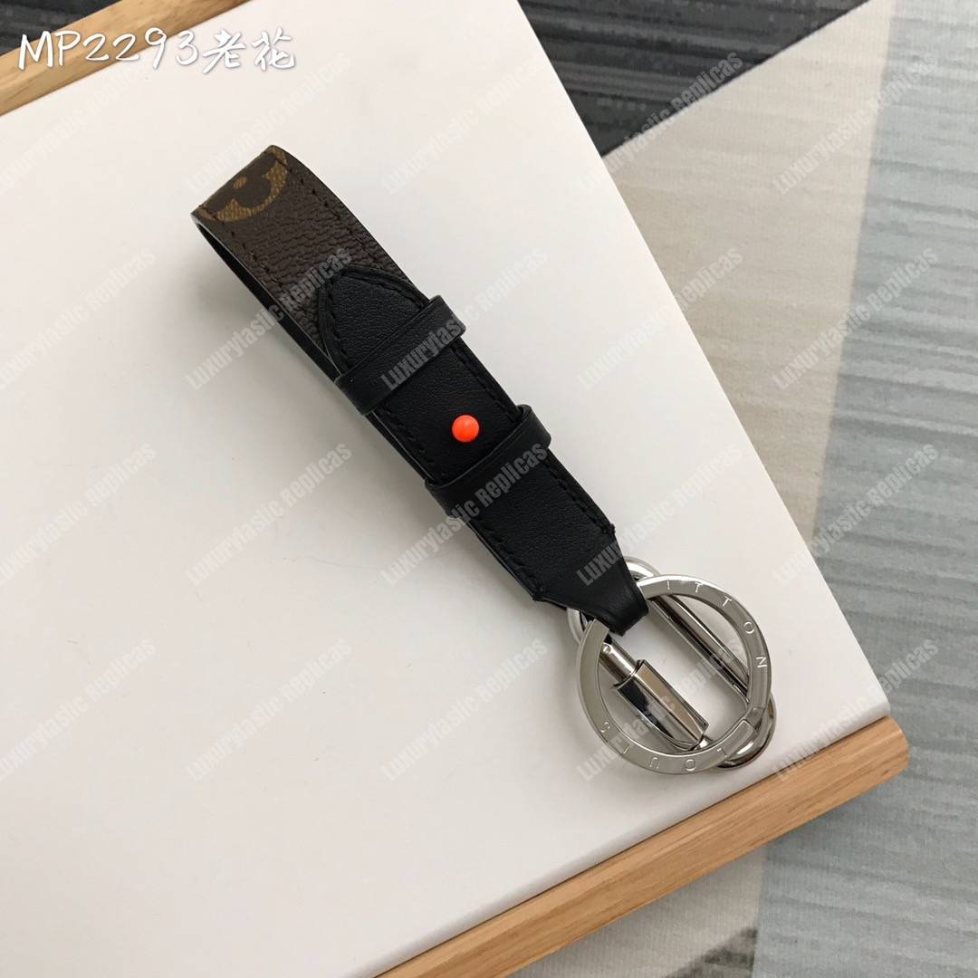 LV Harness Dragonne Bag Charm and Key Holder Monogram Canvas