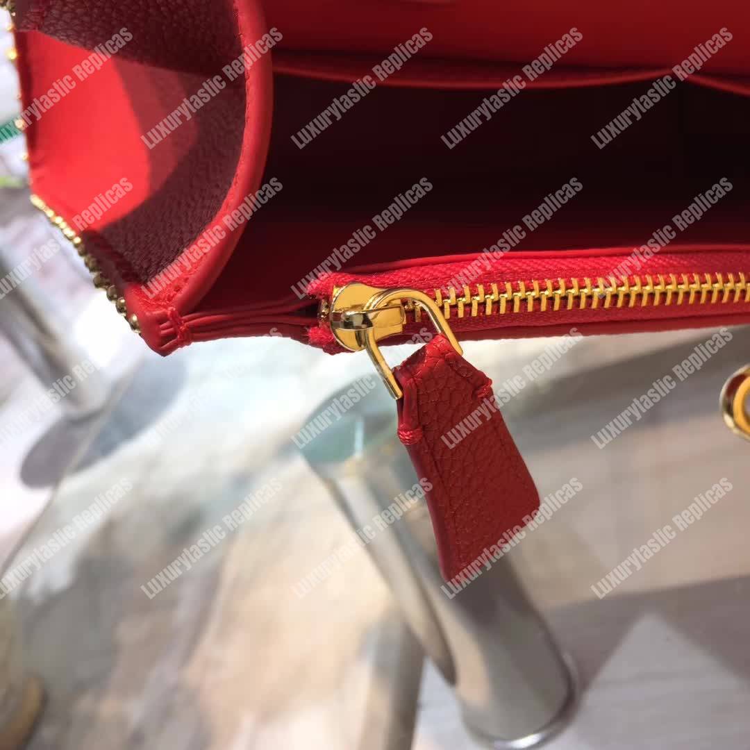 LV City Steamer One Handle Bag Red
