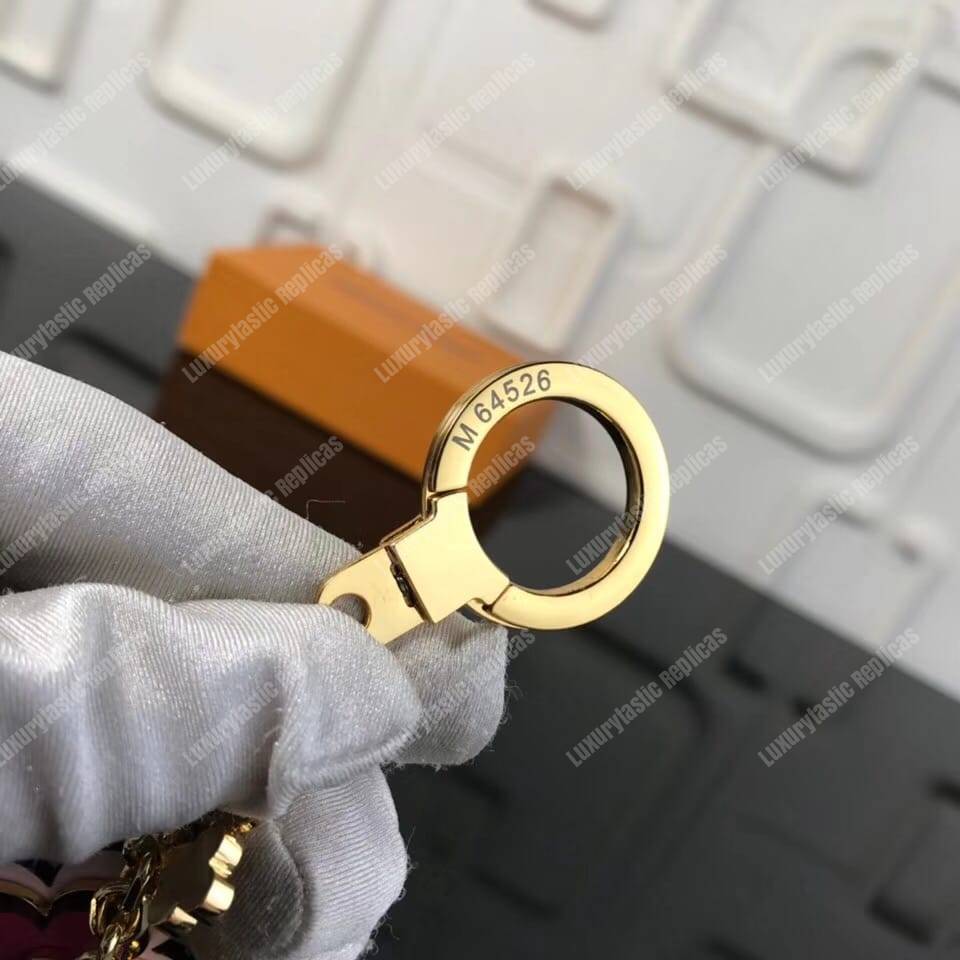 LV Blooming Flowers Chain Bag Charm and Key Holder