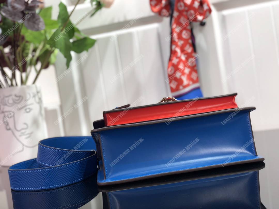 LV Pochette Epi Leather Red/Green/Blue