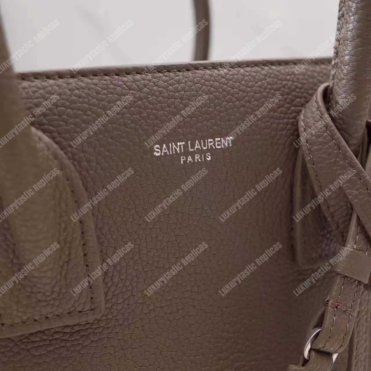 Saint Laurent Sac De Jour Baby Grained Leather Brown