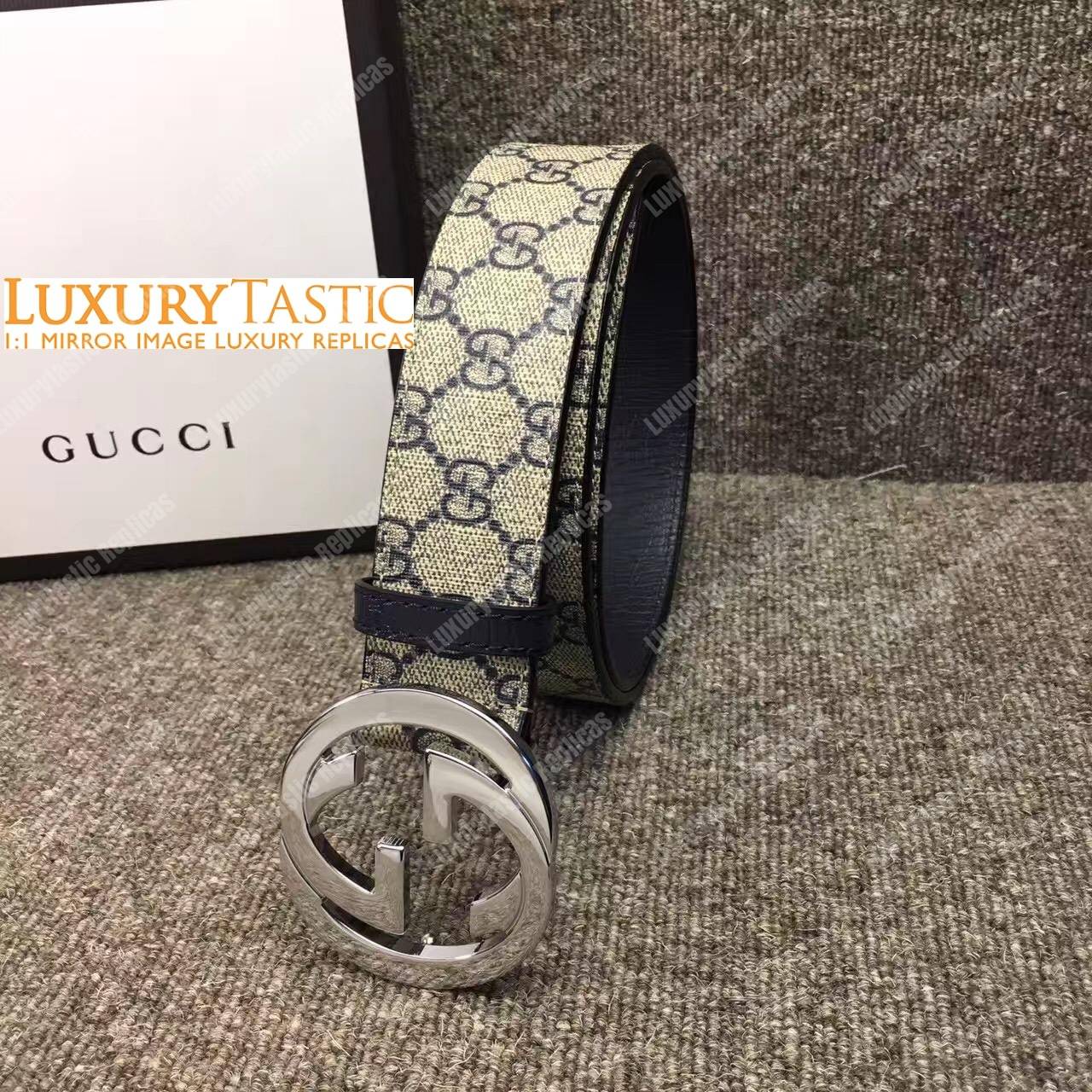 gg Sup*e belt with g buckle