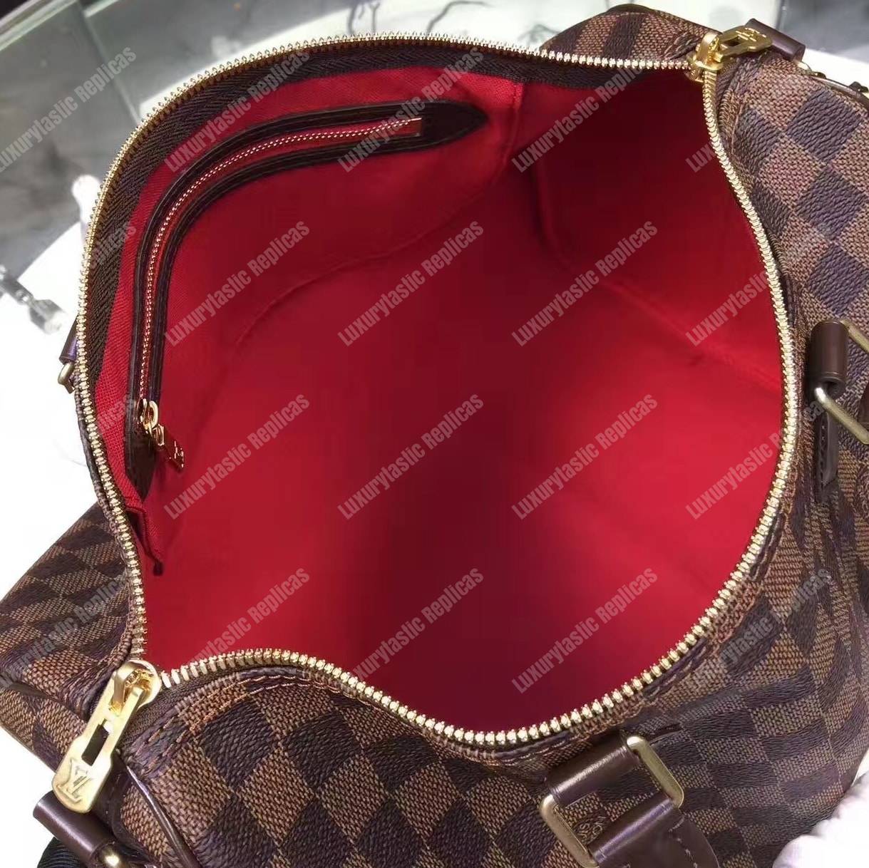 LV Speedy Bandouliere 30 Damier Ebene