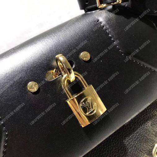 LV City Steamer One Handle Bag Black