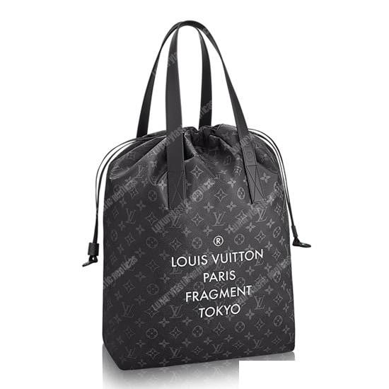 LV Cabas Light Tote Shoulder Bag Monogram Eclipse Canvas