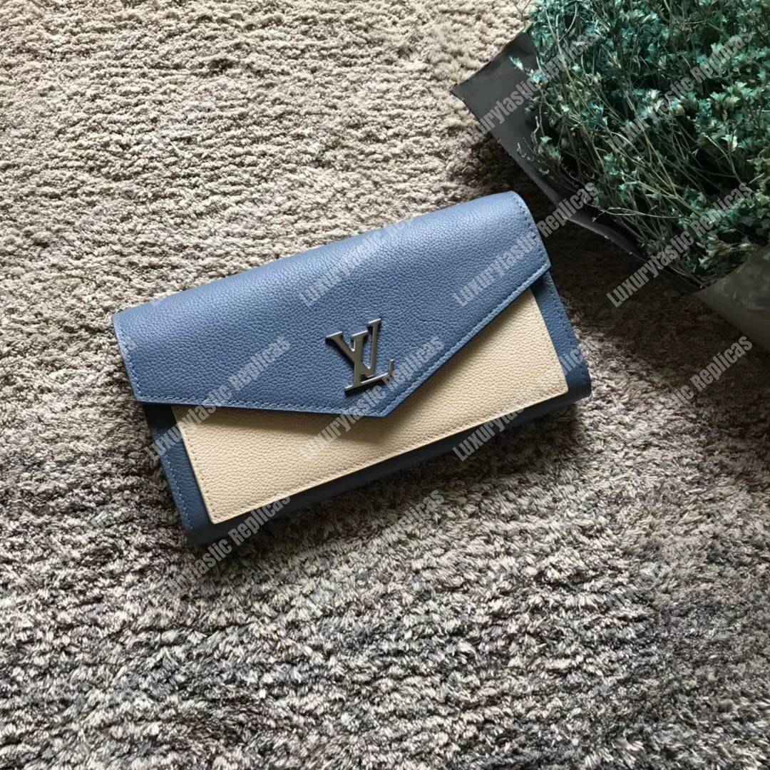 LV MyLockMe Wallet Bleu Jean