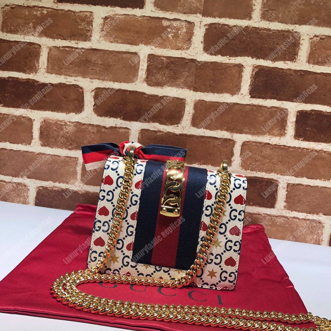 G*u*i chinese valentine’s day sylvie mini chain bag