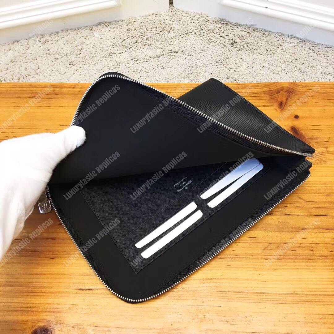 LV Pochette Jour PM Epi Leather Bleu Marine