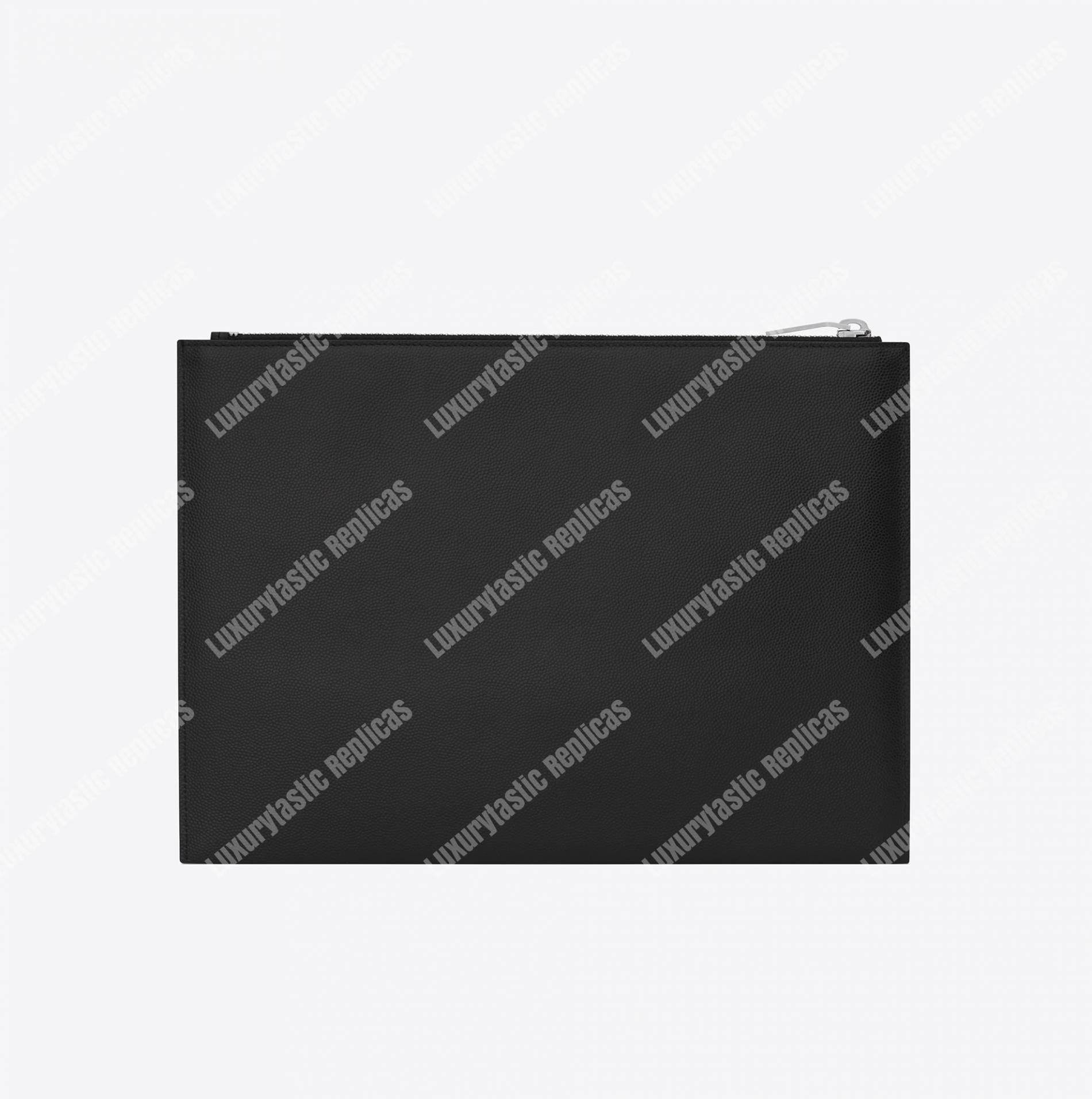 Saint Laurent Zipped Tablet Holder Black