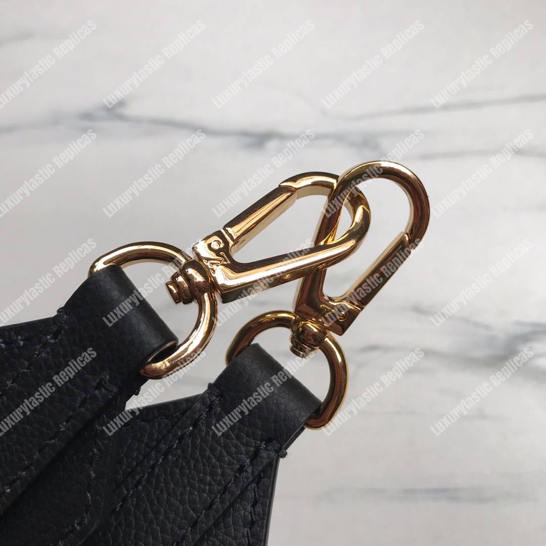LV Bandouliere Capucines Taurillon Leather Black